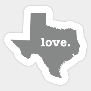 Love Texas Sticker